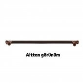 Çekmece Dolap Kapak Kulpu Kulbu 192 mm Antik Bakır Metal Kulp - 5