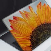 Makro Ayçiçeği Notebook Sticker, Laptop sticker,, Hp Sticker, Asus Sticker, 15.6 inç Sticker - 1