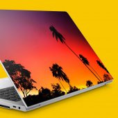 Miamide Gün Batımı Notebook Sticker, Laptop sticker,, Hp Sticker, Asus Sticker, 15.6 inç Sticker - 1