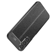 Vendas Samsung Galaxy A34 Uyumlu Deri Desenli Niss Dikiş Tasarımlı Darbe Dirençli Silikon Kılıf - 10