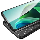 Vendas Xiaomi Redmi Note 11E Uyumlu Deri Desenli Niss Dikiş Tasarımlı Darbe Dirençli Silikon Kılıf - 10