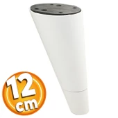 Konik Lüks Mobilya Kanepe Sehpa Tv Ünitesi Koltuk Ayağı 12 Cm Beyaz Ayakları - 1