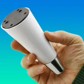 Konik Lüks Mobilya Kanepe Sehpa Tv Ünitesi Koltuk Ayağı 12 Cm Beyaz Krom Ayakları - 5