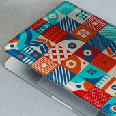 Karelerde Desenler Notebook Sticker, Laptop sticker,, Hp Sticker, Asus Sticker, 15.6 inç Sticker - 1