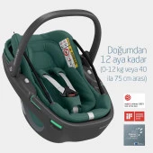 Maxi-Cosi Coral 360 Dönebilir Yatabilir 2'si Bir Arada Modüler Ana Kucağı ve Oto Koltuğu Essential Green - 8