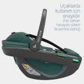 Maxi-Cosi Coral 360 Dönebilir Yatabilir 2'si Bir Arada Modüler Ana Kucağı ve Oto Koltuğu Essential Green - 9