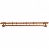 Meşe Tek Raylı Ahşap Rustik Perde Askısı - 275 CM thumbnail 2