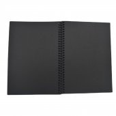 Gürmat 17x24 Siyah Yapraklı Defter Spiralli 40 Yaprak - 2