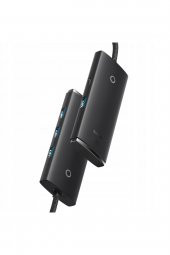 Lite Series 4 Portlu Type-c To Usb 3.0 Hub Adaptör 25cm Siyah - 2