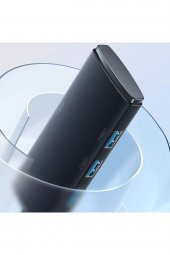 Lite Series 4 Portlu Type-c To Usb 3.0 Hub Adaptör 25cm Siyah - 6