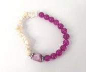 Bileklik Doğal Taş Çakra Elastik Sevgili Çift Bilekliği Unisex Bilezik 13970 - 3