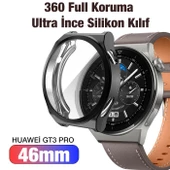 Polham Huawei Watch GT 3 Pro 46mm Ful Kaplama Koruyucu Kılıf, Soft Silikon Darbe Emici Saat Kılıf - 11
