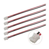 Dron İçin Mikro PH2.0 JST 1.25 2-Pin Erkek Konnektör 13cm Kablo thumbnail 1