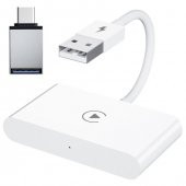 Coofbe Araç İçi İphone Cihazlar İçin Kablosuz Apple CAR PLAY Adaptörü, Wireless Carplay Çevirici - 2