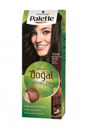 Palette Saç Boyası Kalıcı Doğal Renkler 3-0 KOYU KAHVE x 2 Paket - 3