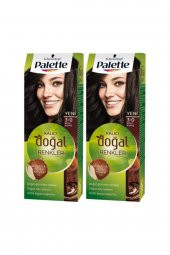 Palette Kalıcı Doğal Renkler 3-0 Koyu Kakaox 2 Paket - 1