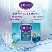 Duru Fresh Sensations Duş Sabunu Okyanus Tazeliği Duş Sabunu 5x150 Gr thumbnail 4