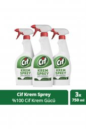 Cif Krem Sprey Krem Gücü 750 ml X3 - 2