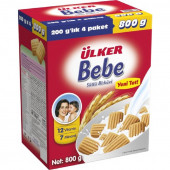 Ülker Bebek Bisküvi 1600 Gr 12 Vitaminli Kutu 2li Set - 2