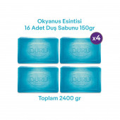 Duru Fresh Sensations Okyanus Esintisi 16 Adet Duş Sabunu 4X600gr - 4