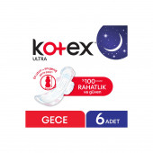 Kotex Ultra Gece Ped 6 lı - 1