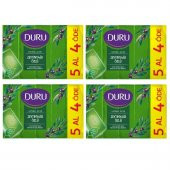 Duru Duş Sabun Zeytin Yağı Özü 5X150 Gr x 4 Adet - 1