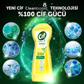 Cif Krem Temizleyici Limonlu 750 ml - 2