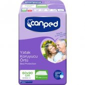 Canped Yatak Koruyucu Örtü Ekstra Örtü 60cm x 90cm 10lu - 1