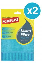 Koroplast Mikrofiber Banyo Bezi 2li X 2 Paket - 1
