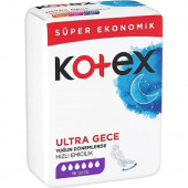 Kotex ultra kanatlı gece 16 lı - 1
