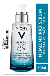 Vichy Mineral 89 Nemlendirici Cilt Serumu Hyalüronik Asit ve Termal Su Cilde Güç ve Nem Veren Bakım 50 ml - 2