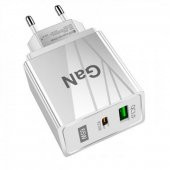 Coofbe 65W GaN QC3.0 PD Hızlı Başlığı 65W GaN Type-C + USB Şarj Adaptörü - 8