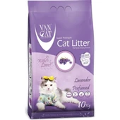 Vancat Lavanta Kokulu İnce Taneli Kedi Kumu 10 Kg - 1