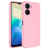 Vendas Vivo Y16 Uyumlu W-Lansman Serisi Yumuşak Dokulu Kadife Iç Tasarımlı Lansman Kılıf - 3