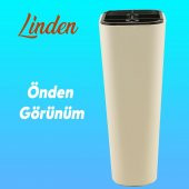 Lüks Mobilya Kanepe Sehpa TV Ünitesi Koltuk Ayağı 14 cm Krem Oval Baza Ayak - 5