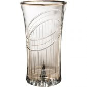 Kcd Seremoni Füme Kesme El Dekor Yaldızlı 6 Adet Desenli Su ve Meşrubat Bardak Takımı thumbnail 2