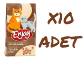 Enjoy Tavuk Etli Yetişkin Kedi Maması 1 Kg 10 Adet - 1