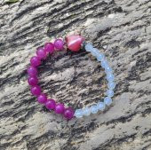 Bileklik Doğal Taş Çakra Elastik Sevgili Çift Bilekliği Unisex Bilezik 13975 thumbnail 1