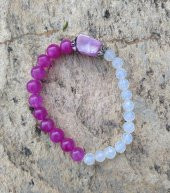 Bileklik Doğal Taş Çakra Elastik Sevgili Çift Bilekliği Unisex Bilezik 13975 thumbnail 3