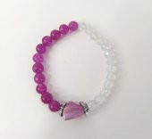 Bileklik Doğal Taş Çakra Elastik Sevgili Çift Bilekliği Unisex Bilezik 13975 thumbnail 5