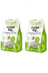ClearCat Sabunlu Topak Bentonit Kedi Kumu İnce 10 Lt *2 adet - 1