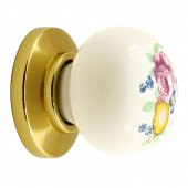 Porselen Düğme Çekmece Dolap Kapak Kulpu Kulbu Porselen Kulp Albrifin thumbnail 1