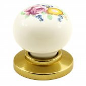 Porselen Düğme Çekmece Dolap Kapak Kulpu Kulbu Porselen Kulp Albrifin thumbnail 2