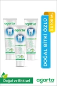 Doğal Bitki Özlü Florürsüz Diş Macunu 100 Ml/130 Gr X 3 Adet - 1
