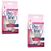 Pro Line Babypowder ParfümLü Kedi Kumu 10 Lt 2 Adet - 1