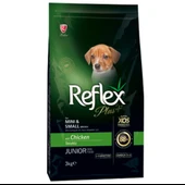 Reflex Plus Küçük Mini Irk Tavuklu Yavru Köpek Maması 3 Kg - 1