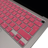 MacBook Air 13 inç klavye koruyucu Arapça baskılı UK Enter uyumlu M1 A2337 A2179 silikon - 7