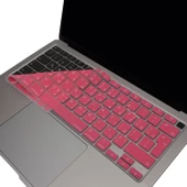 MacBook Air 13 inç klavye koruyucu Arapça baskılı UK Enter uyumlu M1 A2337 A2179 silikon - 3