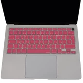 MacBook Air 13 inç klavye koruyucu Arapça baskılı UK Enter uyumlu M1 A2337 A2179 silikon - 5