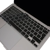 MacBook Air 13 inç klavye koruyucu Arapça baskılı UK Enter uyumlu M1 A2337 A2179 silikon thumbnail 1